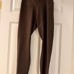 ALO Yoga Chocolate Brown Leggings